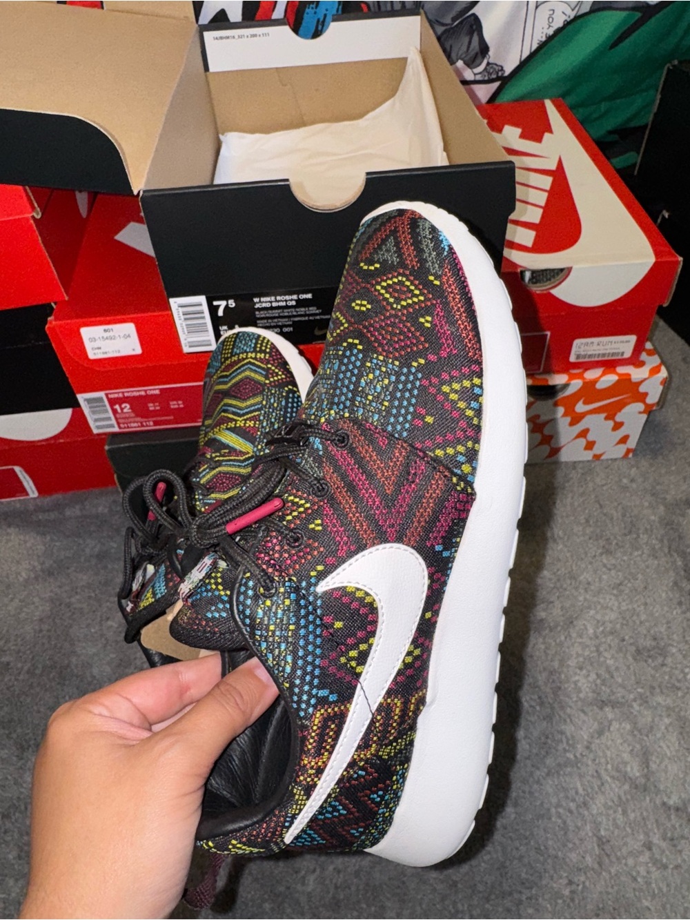 Nike Roshe Run BHM Black History Month Womens 7.5